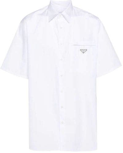 white prada button up|Men's Prada Shirts for Men .